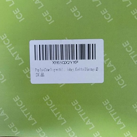 Pop Ice Cube Tray with Lid Bin and Scoop Square Ice Cubes Molds with storage box - Picture 3 of 5